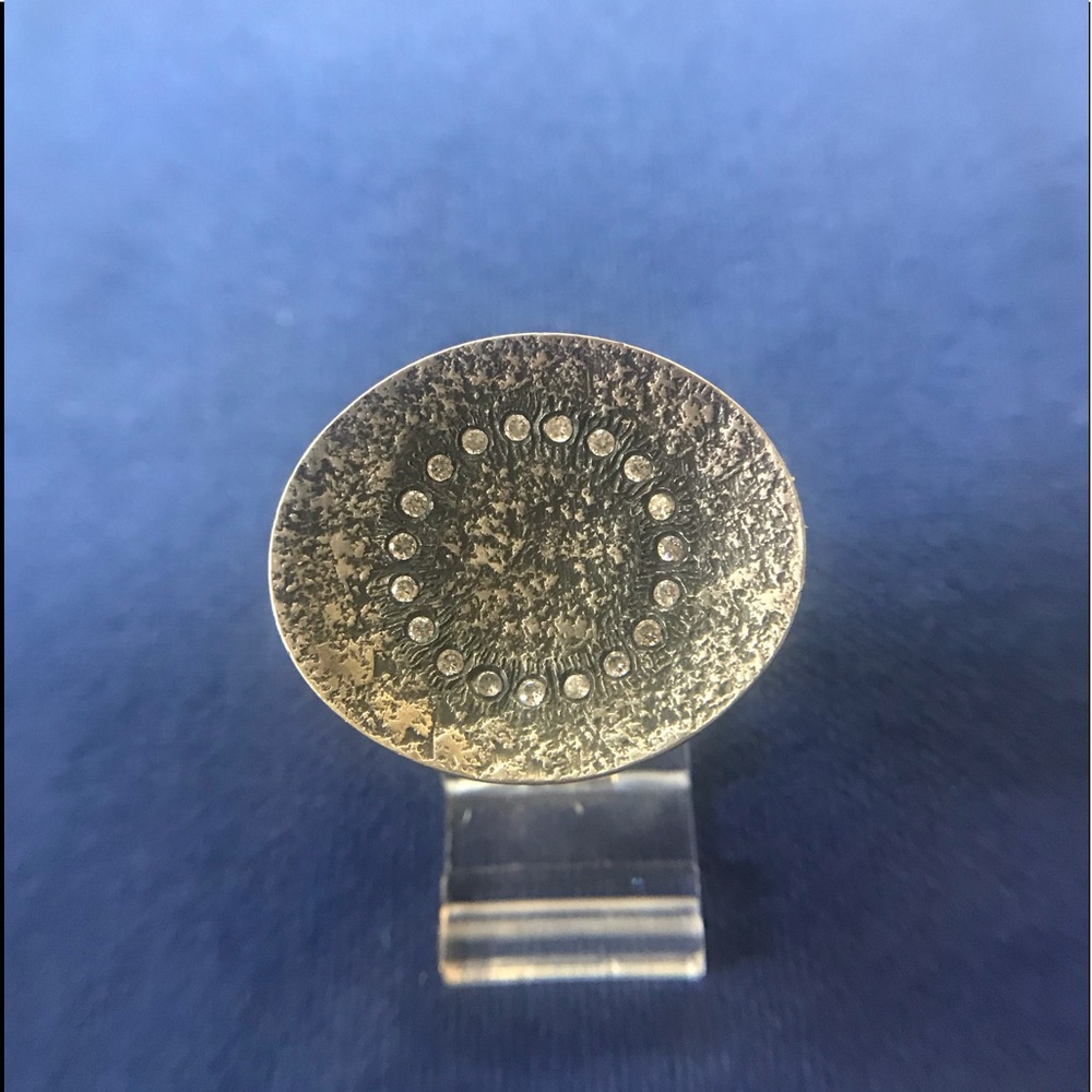 Sterling Silver and Crystal Ring